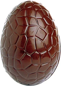 Moule chocolat demi-oeuf craquelé 8 empreintes