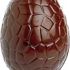 Moule chocolat demi-oeuf craquelé 10 empreintes