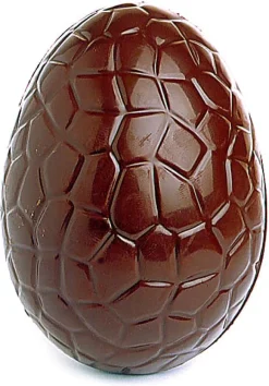 Moule chocolat demi-oeuf craquelé 10 empreintes
