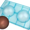 Moule chocolat 2 demi-sphères Ø 10 cm