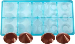 Moule chocolat 18 diamants à facette