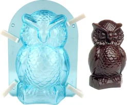 Moule chocolat double hibou 17 cm
