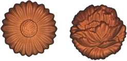 Moule chocolat 2 fleurs