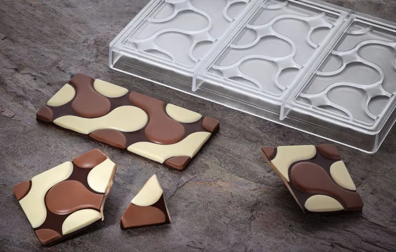 Moule chocolat Flow 3 tablettes Pavoni