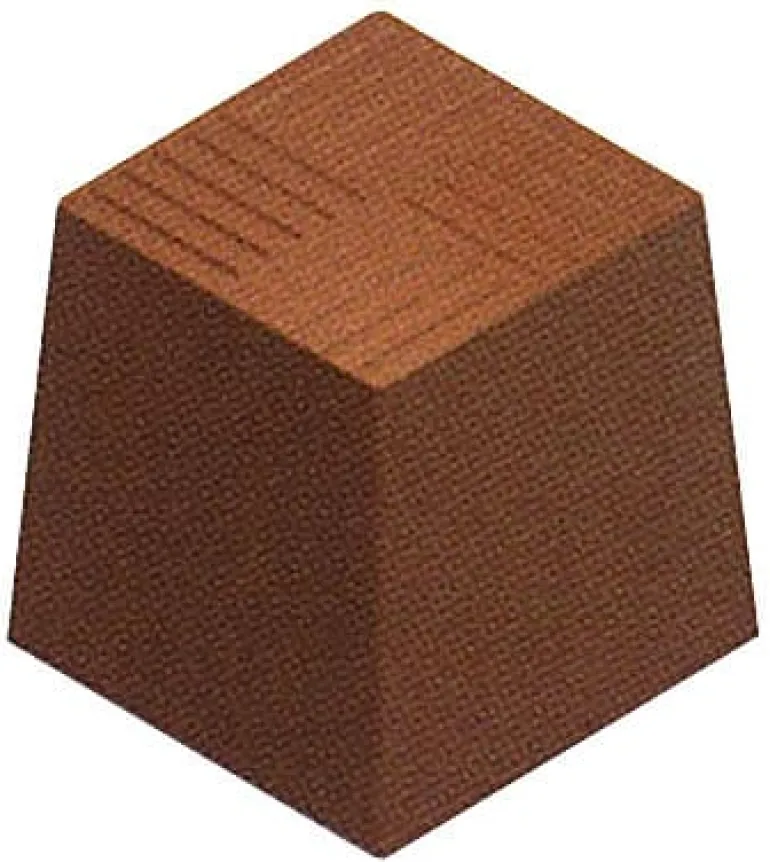 Moule chocolat forme cube strié