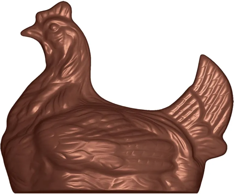 Moule chocolat 1 grande poule
