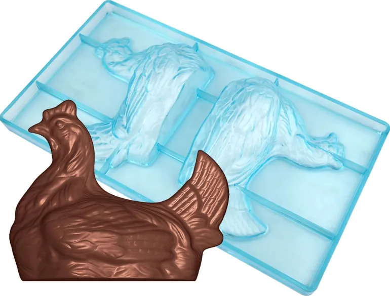 Moule chocolat 1 grande poule