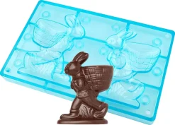 Moule chocolat Lapin avec panier