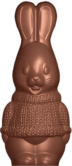 Moule chocolat Lapin en tricot