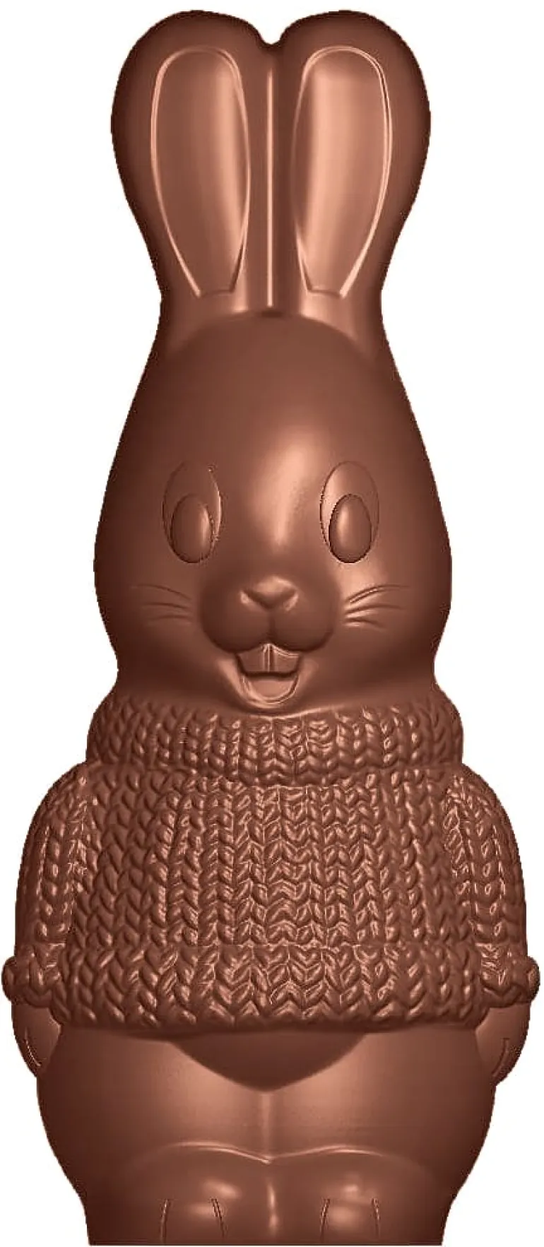 Moule chocolat Lapin en tricot