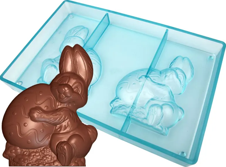 Moule chocolat Lapin et oeuf