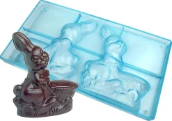 Moule chocolat Lapin et son panier