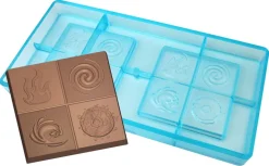 Moule chocolat 4 éléments Terre, eau, air, feu