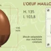 Moule chocolat Oeuf Maillot de basket L'Oeuf Maillot