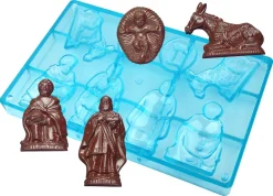 Moule chocolat 4 personnages de la crèche