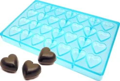 Moule chocolat 28 petits coeurs
