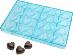 Moule chocolat 32 petits coeurs