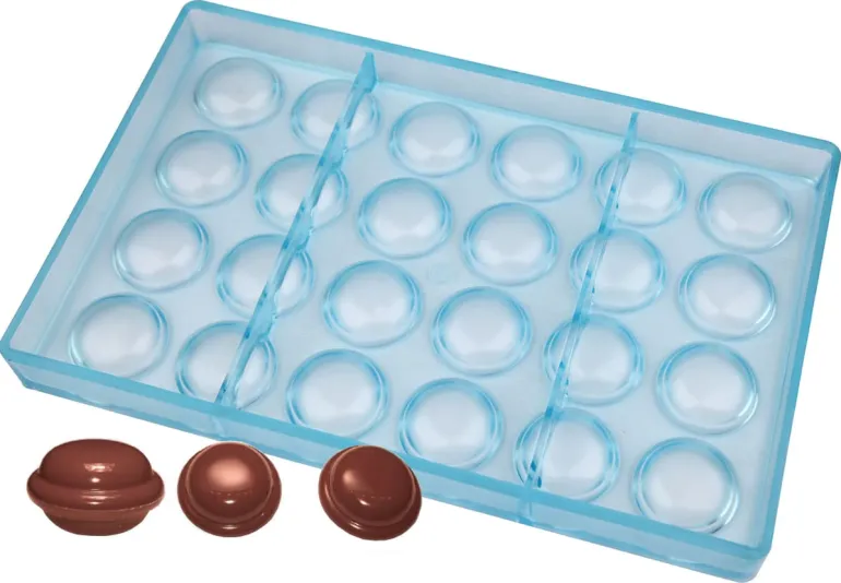 Moule chocolat petits macarons Ø 3,5 cm
