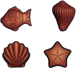 Moule chocolat poisson et coquillage