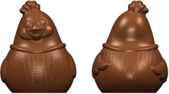 Moule chocolat poule en tricot