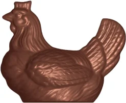 Moule chocolat 4 poules
