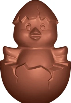 Moule chocolat 2 poussins dans leur coquille
