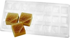 Moule chocolat praline carrée cacao