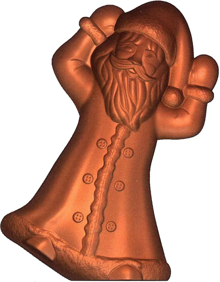 Moule chocolat Père Noël danseur
