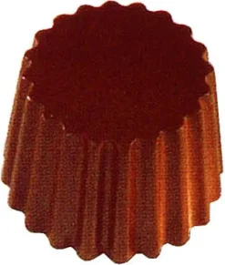 Moule chocolat 24 ronds nervurés