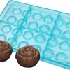 Moule chocolat 12 roses 3D