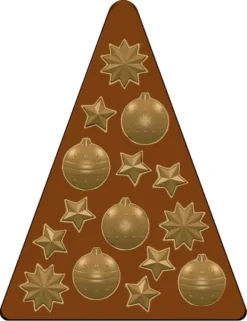 Moule chocolat Sapin décoré