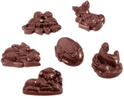 Moule chocolat 18 sujets de Pâques