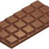 Moule chocolat tablette carrés décor