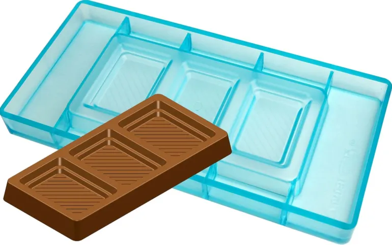 Moule chocolat tablette creuse