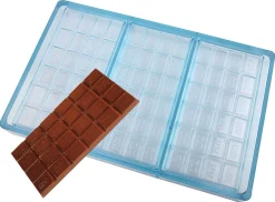 Moule chocolat tablette décor