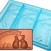 Moule chocolat Tablette Joyeuses Pâques 3 tablettes