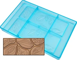 Moule chocolat 2 tablettes cabosse