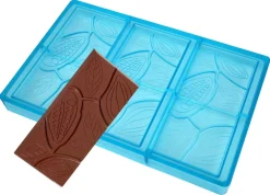 Moule chocolat 3 tablettes cabosse