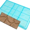 Moule chocolat 6 tablettes cabosse