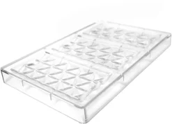 Moule chocolat 3 tablettes effet pyramide Martellato