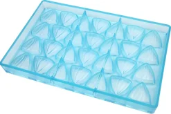 Moule chocolat 28 triangles striés
