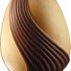 Moule chocolat œuf design ruban strié Pavoni