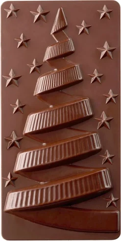 Moule chocolat Xmas Night 3 tablettes Pavoni