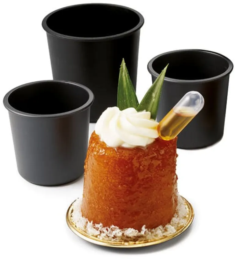Moule à dariole ou baba Exoglass® Ø 5 cm (x 6) Matfer