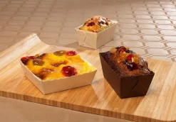 Moule de cuisson carton (x 60) Easy Bake 8 x 8 x ht 2,5 cm Nordia