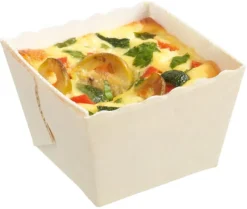 Moule de cuisson carton (x 1600) Easy Bake 4,5 x 4,5 x ht 4 cm Nordia