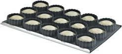 Moule Kali 15 tartelettes cannelées creuses Mallard Ferrière