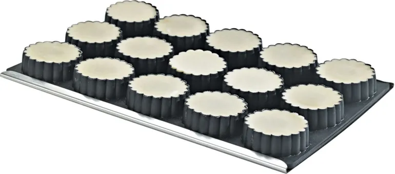 Moule Kali 15 tartelettes rondes cannelées Mallard Ferrière