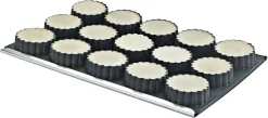 Moule Kali 15 tartelettes rondes unies creuses Mallard Ferrière