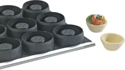 Moule Kali 15 tartelettes rondes unies creuses Mallard Ferrière